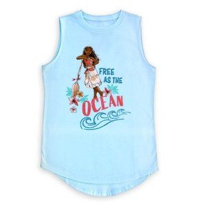 🍩B1G1 Disney | Moana Free as the Ocean Tank for Girls